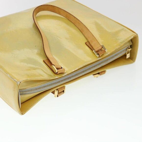 LOUIS VUITTON Monogram Vernis Columbus Tote Bag Yellow - Picture 8 of 15